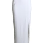 Evening skirt, classic with side slit