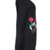 Sweater Sommerwiese, black with Sommerwiese embroidery