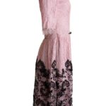 Cocktail dress, rosenquarz-black, lace: Riechers Marescot