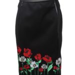 Skirt with summer meadow embroidery