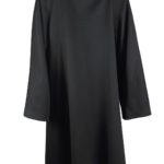 Coat, 100% cashmere, black