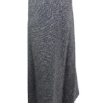 Tweed skirt, midi length, lambswool & angora