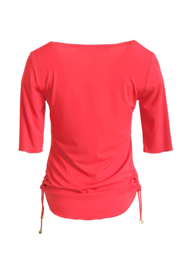 Shirt with drawstrings, uni red