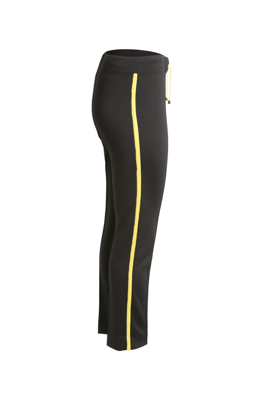 Classic logo pants, black-yellow