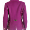 Blazer, 100% cashmere with side elastic jersey