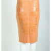 Croco skirt with multipatches, orange