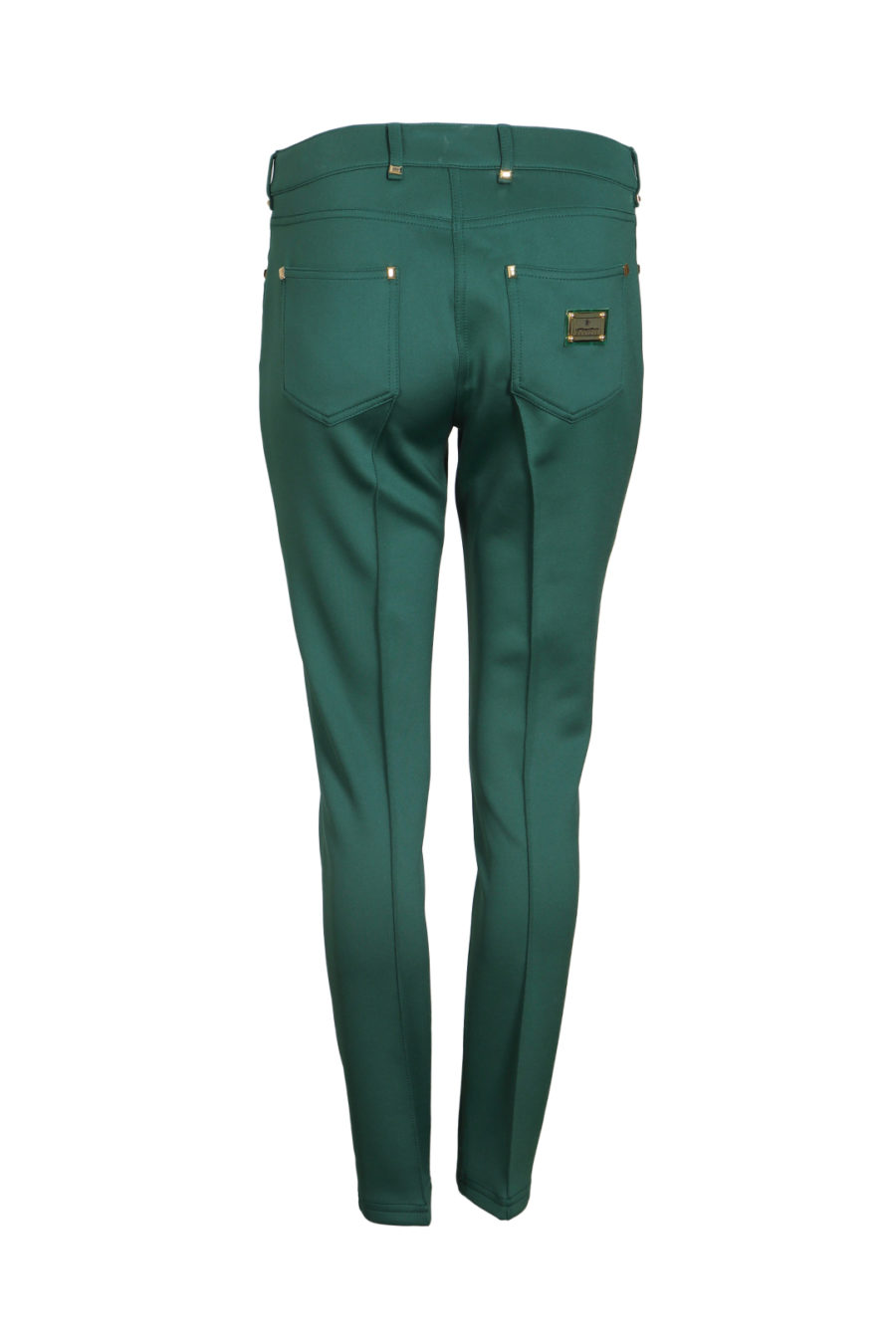 Jersey Jeans, emerald with gold studs