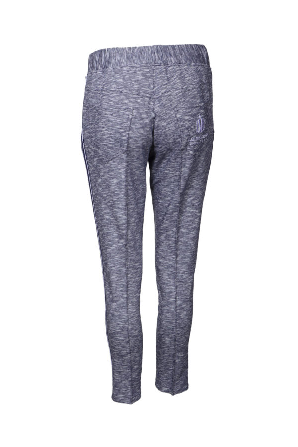 Wellness trousers with embroidered yoke