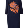 Kleid mit XL-Paisley-embroidery