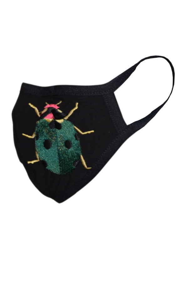 Schutzmaske mit ladybird embroidery