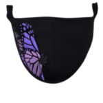 Schutzmaske mit butterfly embroidery