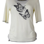 Shirt mit butterfly - embroidery KA