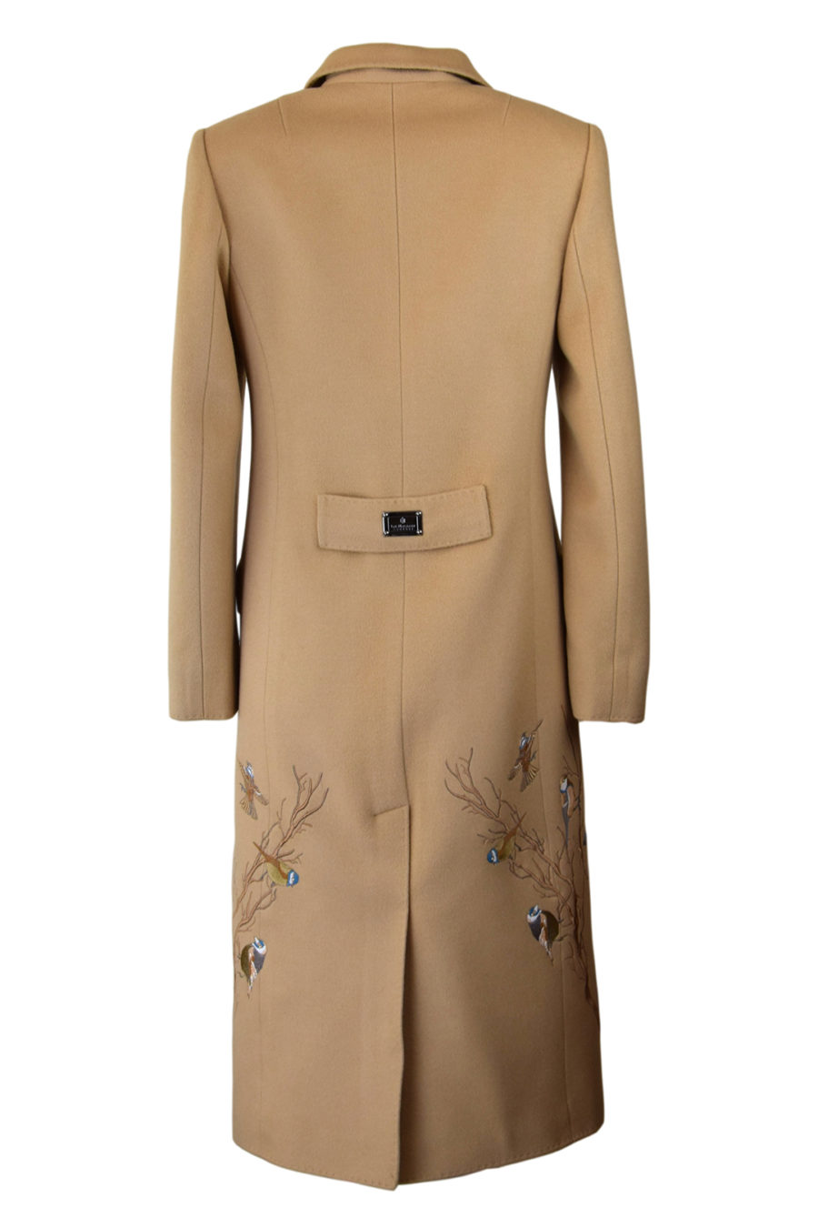 Mantel,Merino/Kaschmir mit Winterbirds Embroidery