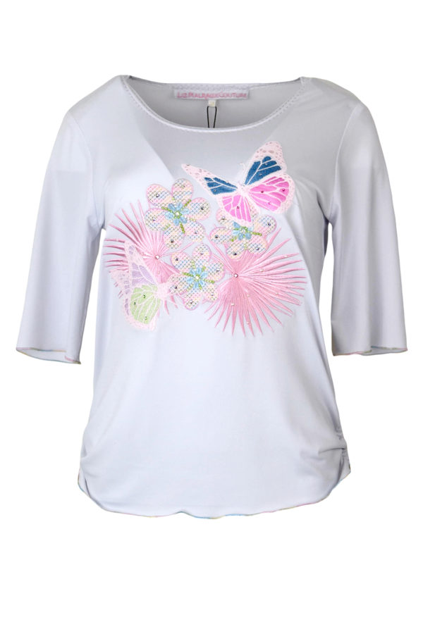 Shirt mit Natur-embroidery, KA