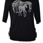 Shirt mit Zebra-embroidery, KA