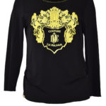 Shirt mit "maxi-heraldic-embroidery", Langarm