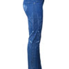Jeans mit "XL-heraldik-embroidery" und Nieten