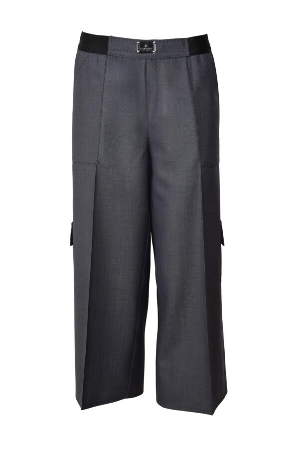 Palazzo-Hose, Cargo Edition mit elastischem Bund und LMC Logo, in 7/8 Länge - 46