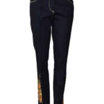 Jeans mit "autumn-colors-embroidery"