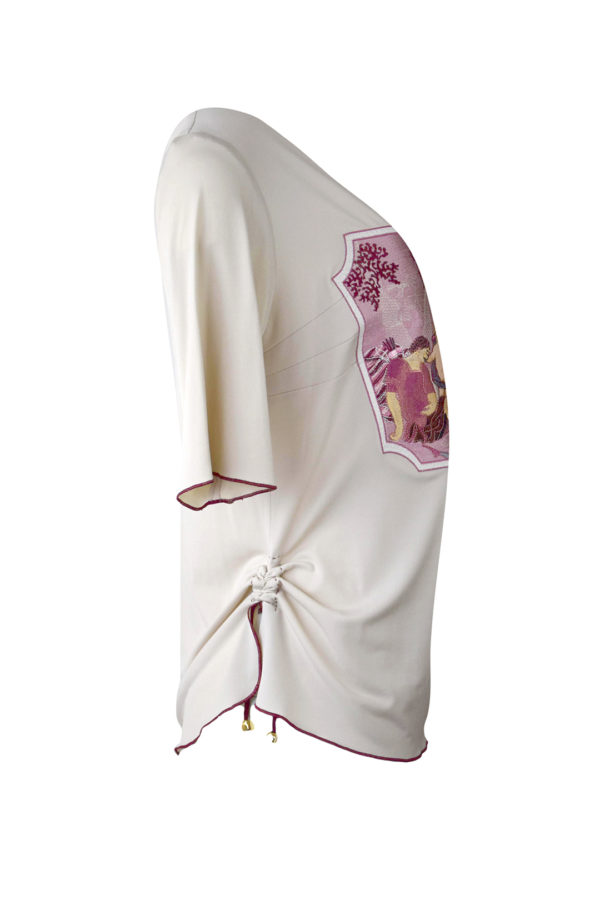 Shirt mit "gobelin-embroidery", Kurzarm, stitches: 129.900