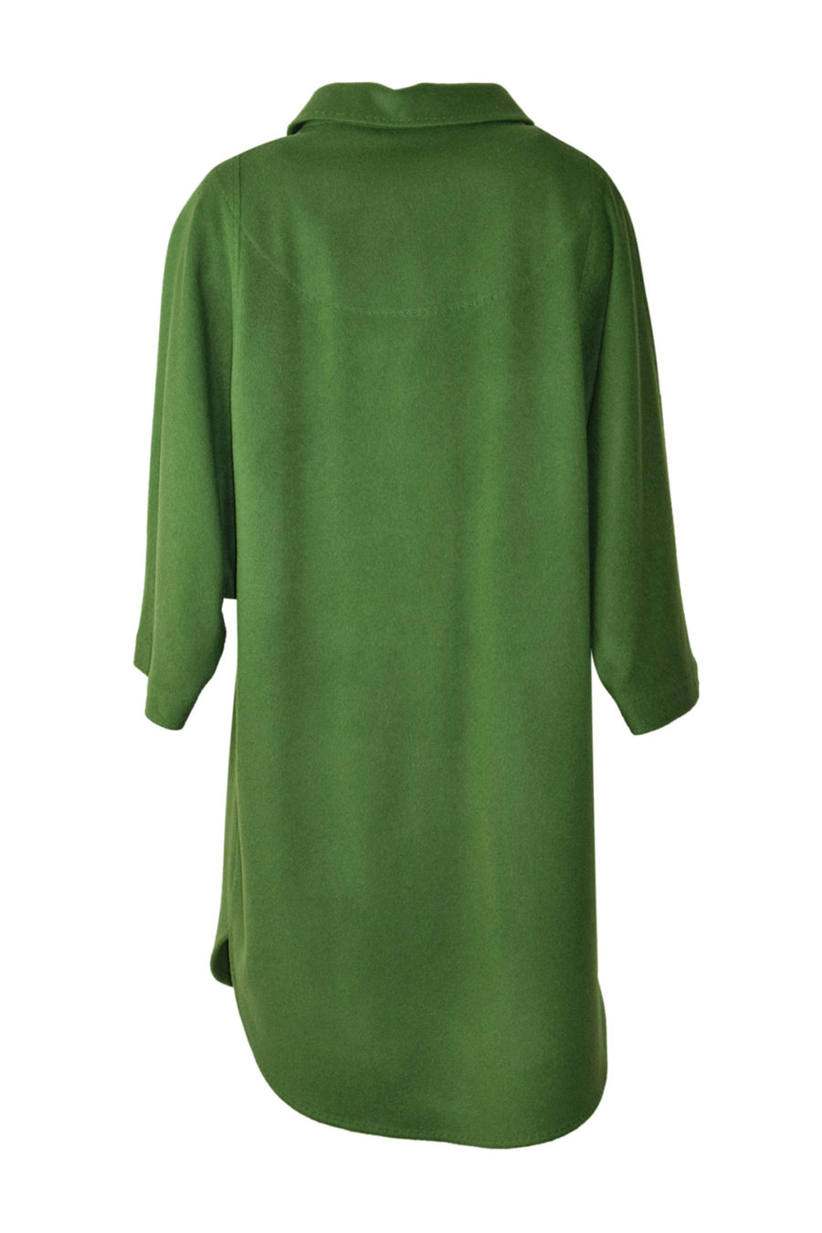 Mantel in T-Cut-Style mit vergoldeten Drehverschlüssen, 100% Kaschmir