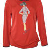 Shirt mit "Zoe-Model-embroidery", Langarm