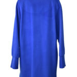 Mantel in T-Cut-Style mit vergoldeten Drehverschlüssen und mit Manchetten, Merino & Kaschmir