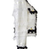 Haute Couture-Jacke aus Paillettenstoff mit Pattentaschen und Bordüre