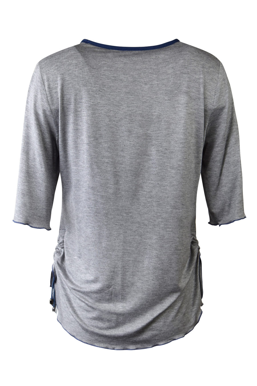Shirt mit "signatur-embroidery" mit Kontrasteinfassung, Viskose, Kurzarm