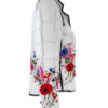 Haute Couture- Jacke mit "Country-embroidery"-6 Motive, schwarzen Leder Revers, Lederpatches und 270 handapplizierten Kristallen von Swarovski, Multisize