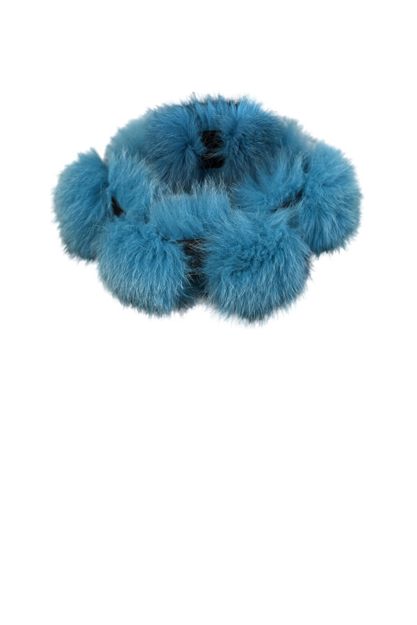 Fuchsschal mit breitem Gummiband, elastisch